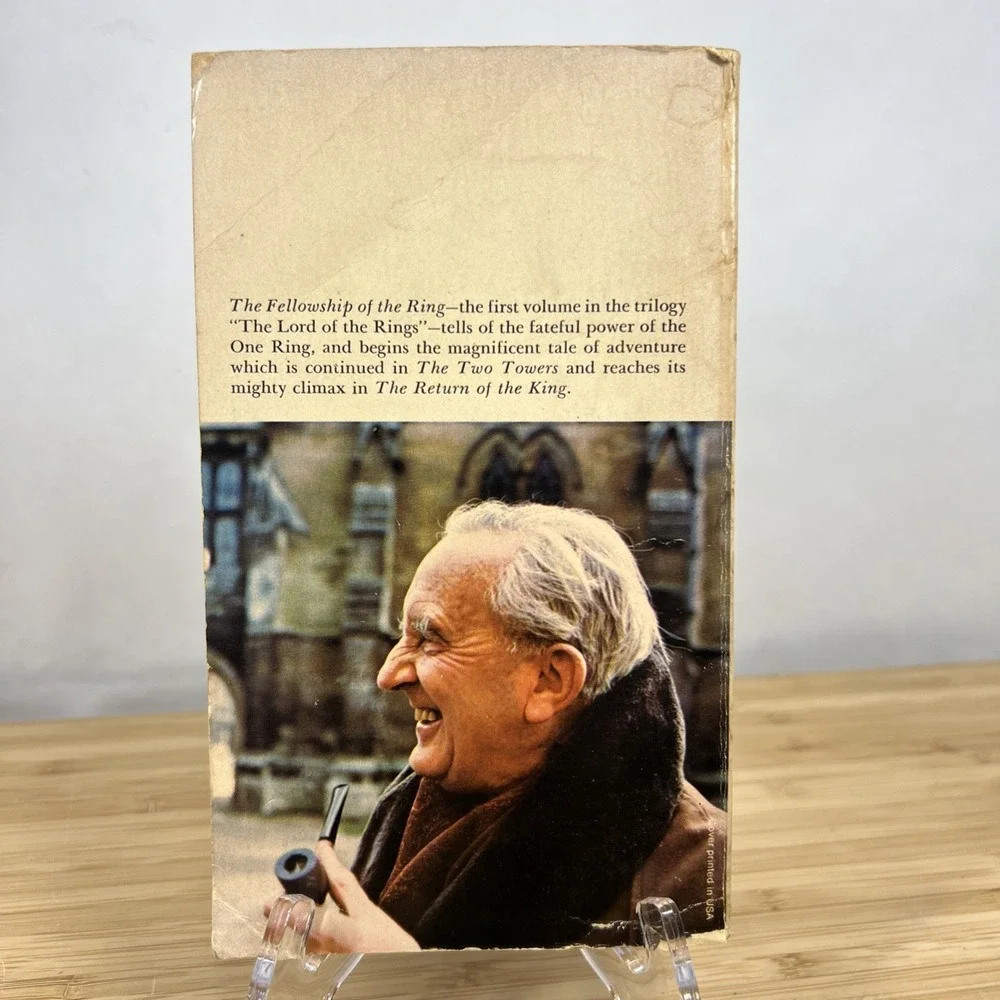 The Fellowship Of The Ring J.R.R. Tolkien Ballantine 1978 VTG Paperback